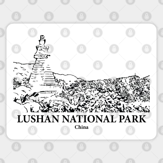 Lushan National Park - China Sticker by Lakeric